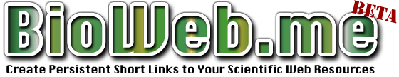 BioWeb.me: Service for Persistent Links to Scientific Web Resources